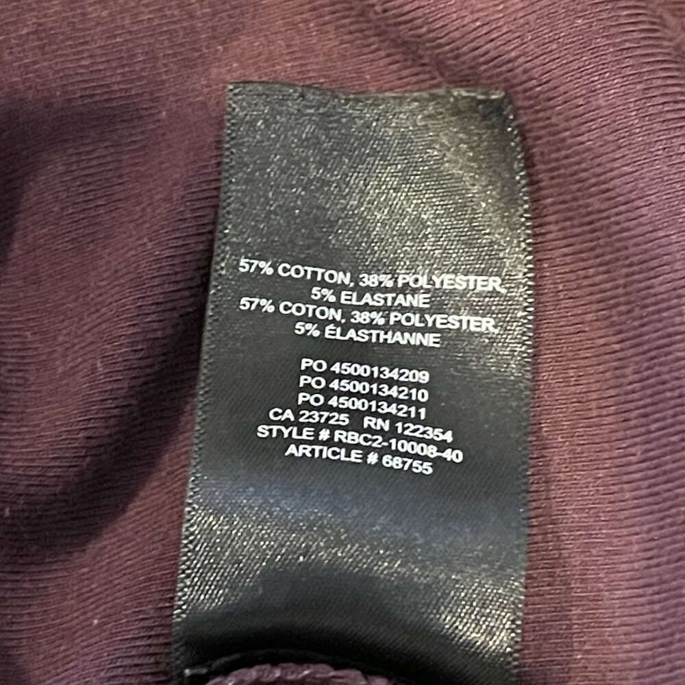 Sunday Best Aritzia Short Sleeve T Shirt Maroon/Wine Size M - Picture 6 of 9